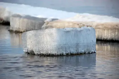 Kukkolaforsen in the spring thaw