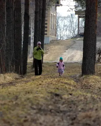 Kukkolaforsen in the spring thaw
