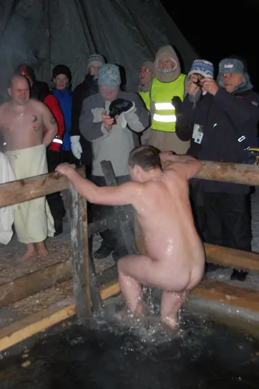 Naked New Year Swim