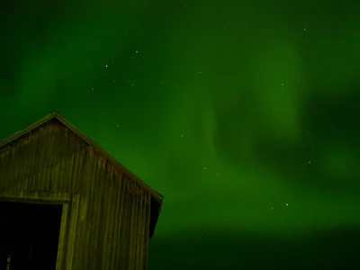 Green Night Sky
