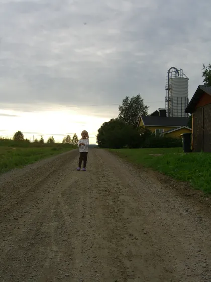 Evening Walk to the River